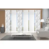 VISION S Schiebegardine VISION S "FRESKO", grau, B:60cm H:260cm, Polyester, Gardinen, DIGITALDRUCK