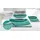 OTTO home Juna mit Muster Petrol 50 x 90 cm