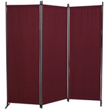 Angerer Paravent 3-tlg. Swingtex Bordeaux