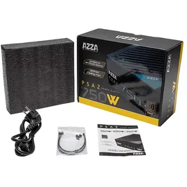 Azza Netzteil 750W (ATX3.1) 120mm (80+ Bronze) Schwarz