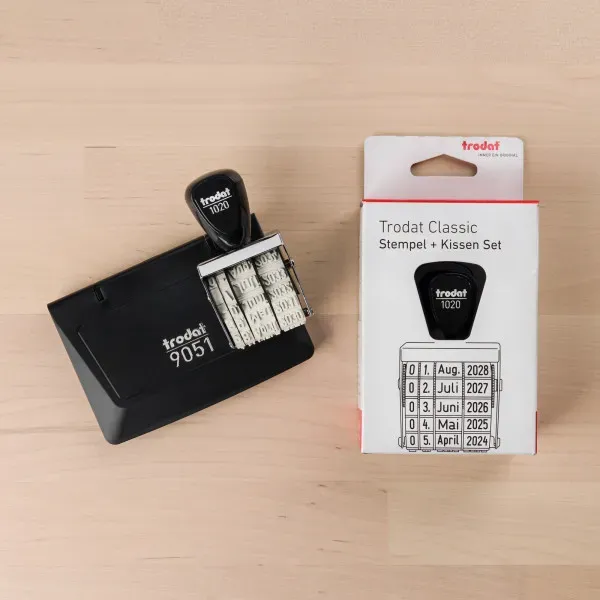 Preisvergleich Produktbild Trodat Classic Datumstempel 1020 SET (32x5 mm)