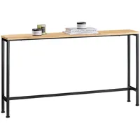 SoBuy FSB19 Konsolentisch 120x65x20 Natur/Schwarz