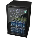 Gastro-Cool GD155 Getränkekühlschrank 130 Liter schwarz/schwarz, LED