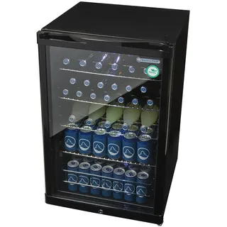 Gastro-Cool GD155 Getränkekühlschrank 130 Liter schwarz/schwarz, LED