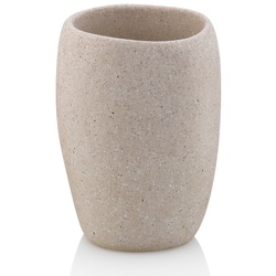 Becher Roda Zement beige 7,5x7,5x10,5cm