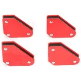 Aafgvc Schweiß-magnethalter, Dreieckiger Schweißpositionierer, Magnetisch, Fester Winkel, Werkzeug, 4 Stück, 2,3 Kg, Eckschweißlokalisierung, Magnetische Magnet-eckpfeile Für Schweißerhalter-werkzeug