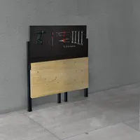Trendline Werkbank Massivholz grün
