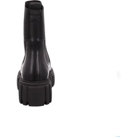 Marc O'Polo Christel Chelsea-Boot aus Rindleder mit profilierter Bulky-Sohle - schwarz, Größe 40 EU