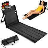 Klappbare Strandliege mit Rückenlehne für Outdoor Camping Garten Picknick Reisen