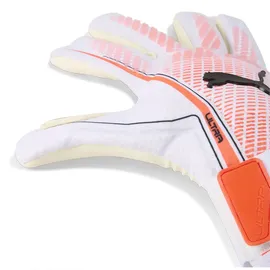 Puma Ultra Ultimate Hybrid Torwarthandschuhe 9 White Glowing Red Black