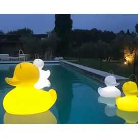 Smart and Green DUCK-DUCK S weiß by Goodnight Light Akku-LED Lampe
