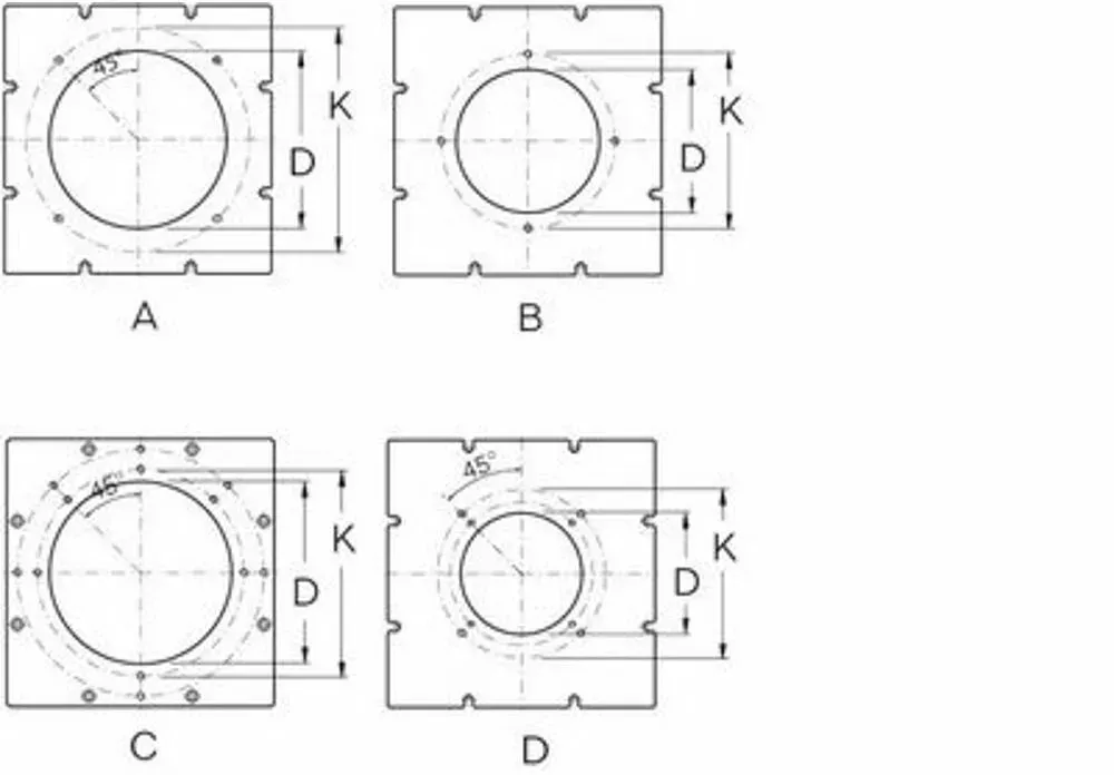 Buderus Brennerplatte SB745 440x440 mm Loch 270 LK 298 M12