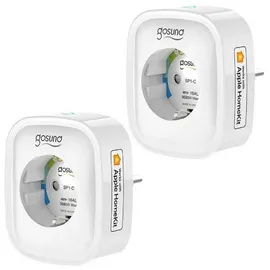 Gosund SP1-H Smart Home Management Smart-Steckdose (2er-Pack)(HomeKit) Weiß