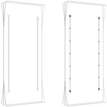 HAWA Ausrichtbeschlag, für Türen 2040?2600 mm,