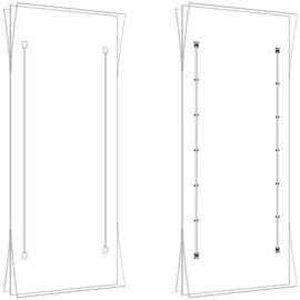 HAWA Ausrichtbeschlag, für Türen 2040?2600 mm,