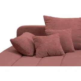 INOSIGN Ecksofa »Imola elegant und bequem, aktuelle Steppung im Sitz, L-Form«, wahlweise mit Bettfunktion