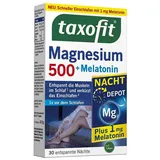 Taxofit Magnesium 500 Nacht + Melatonin