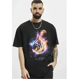 Mister Tee Eat Lit Electric Planet Oversize T-Shirt Black S