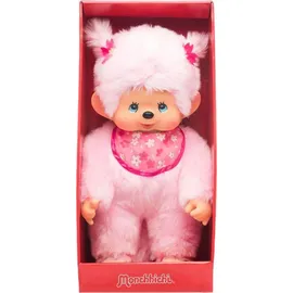 Monchhichi Kuschelpuppe 45 cm Pink/Rosa