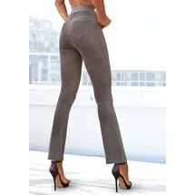 LASCANA Jazzpants Cord Grau 44/46