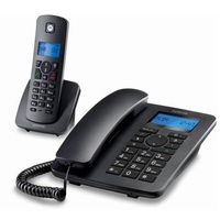 Motorola c4201 schwarz Combo Festnetztelefon und schnurloses Telefon