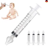 4 Stück Nasenspüler, Nasenspüler mit Spritze, Nasendusche Set Nasenreiniger für