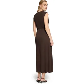 Zero Maxikleid Damen mit Gürtel Braun 36