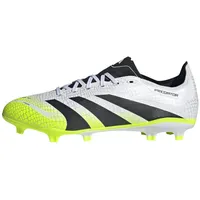 adidas Predator League FG/MG Herren Cloud White/Core Black/Lucid Lemon 46