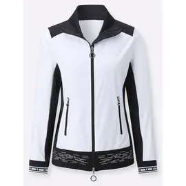 CREATION L Shirtjacke Schwarz-Weiß 36