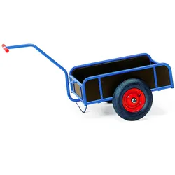 fetra Handwagen mit Kasten 4108 - Tragkraft 400kg Luft-Bereifung