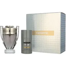 Paco Rabanne Invictus Eau de Toilette 100 ml + Deo Stick 75 ml Geschenkset 2