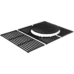 Grillrost ENDERS "SWITCH GRID", schwarz, B:42cm H:2cm L:60cm, Gusseisen, Grillroste, für Gasgrill Chicago 3
