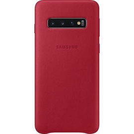 Samsung Leather Cover EF-VG973 für Galaxy S10 rot