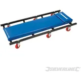 Silverline Werkstatt-Rollbrett 6 Räder, Blau , Schwarz, 915 x 460mm