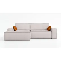 mebloland Ecksofa TOR mit Schlaffunktion. Farbe: Dove. - Grau