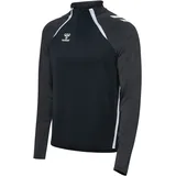 hummel hmlLEAD 2.0 1/2-Zip Trainings-Top Herren 1006 black/asphalt XXL