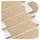 vidaXL Stufenmatte 65 x 21 cm Hellbraun