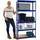 Proregal Schwerlastregal Metall 180x90x45 cm blau