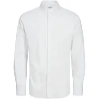 JACK & JONES Jaxon Stretch SHIRT L/S NOOS«, Weiß,XS