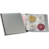 Durable CD / DVD Album 96 schwarz / silber