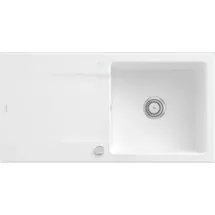 Villeroy & Boch Siluet 60 stone white + Excenterbetätigung + Lochbohrungen