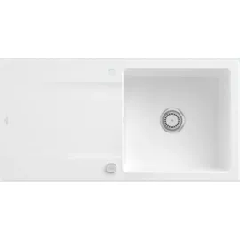 Villeroy & Boch Siluet 60 stone white + Excenterbetätigung + Lochbohrungen