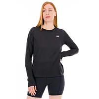 New Balance Athletics Langarm-t-shirt - Black Heather - M