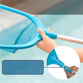 COOAU Pool Kescher Set blau 122 cm