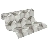 A.S. Création Vliestapete Betonoptik 10 m x 0,32 m 300 g Grau 388273