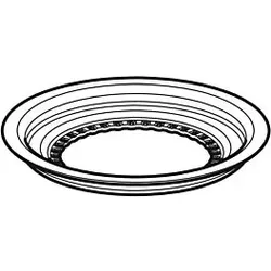 Geberit 244475001 für Bodenbeläge aus PVC