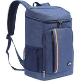 LuxusKollektion Kühltasche Kühlrucksack 26L Isoliert Picknick Wandern Camping Blau