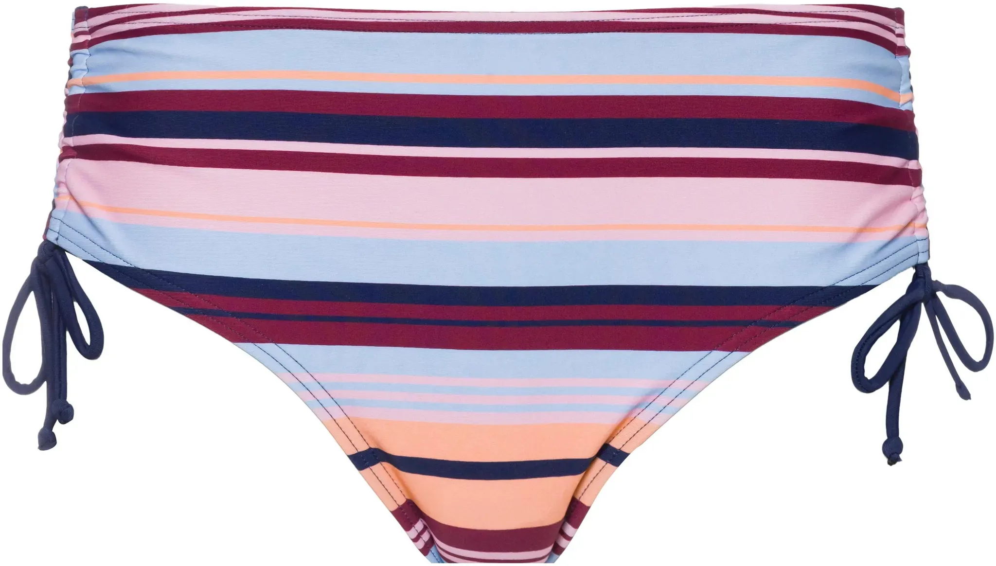 S.OLIVER Bikini Hose Damen in marine-rosé gestreift, Größe 36 - bunt