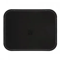 Cambro Camtread rechteckiges rutschfestes Fiberglas Tablett schwarz 45,7cm. Hergestellt aus