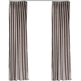 OTTO home Velvet Uni Multifunktionsband 140 x 145 cm sand 2 St.